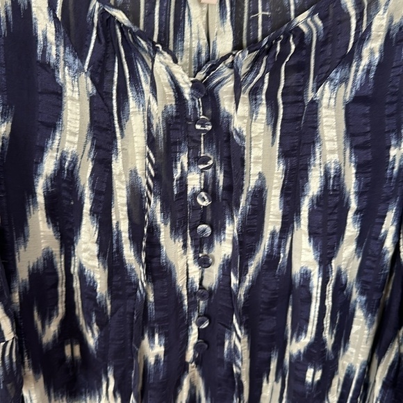 Rebecca Taylor Indigo dress size 10 - Picture 8 of 11